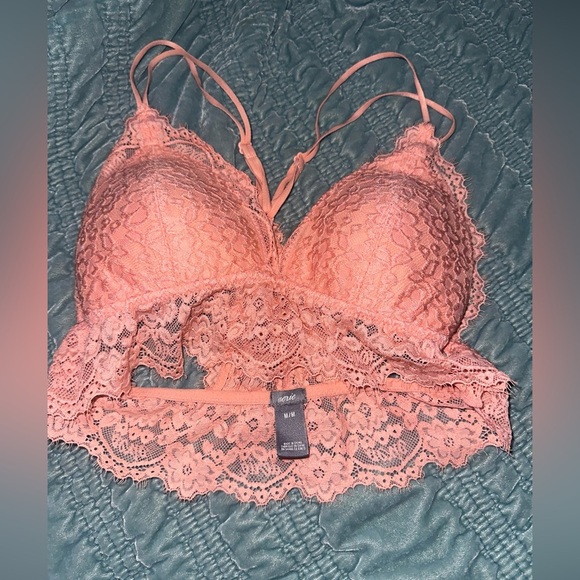 aerie Other - Aerie Peach Lace Bra with Adjustable Straps size medium